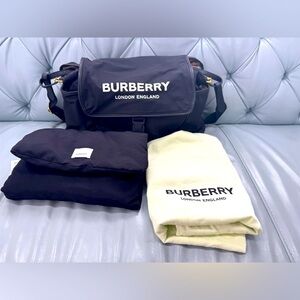 Authentic/excellent condition Burberry
Logo Diaper Bag
BLACK !